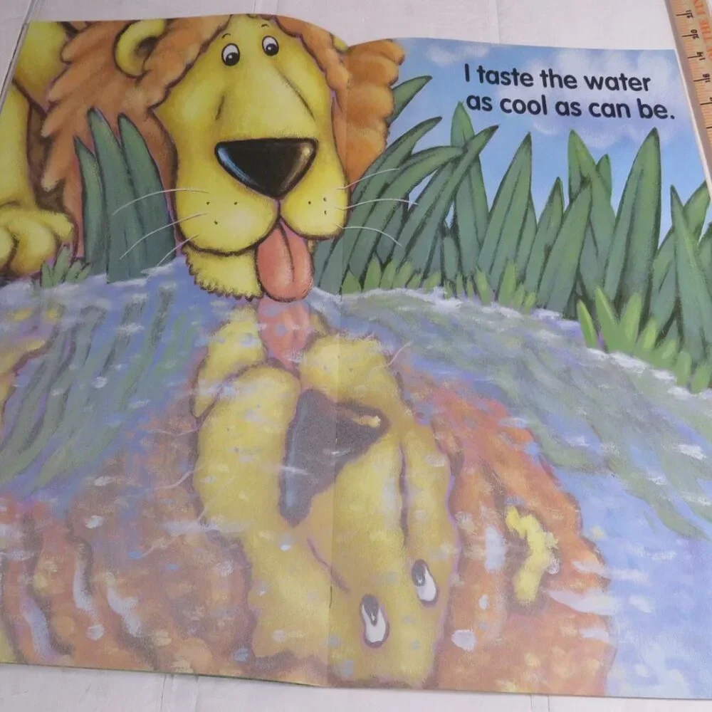 My Five Seasons A Lion’s Tale BIG BOOK (almost 2 feet tall) with teacher pages